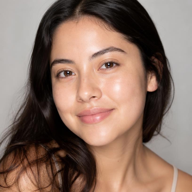 Kiara M. skin after using Blue Mood Skin